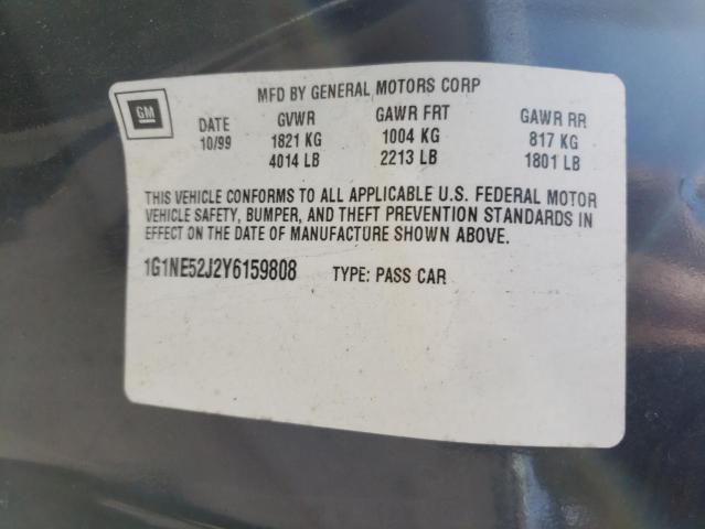 Photo 10 from auction – 2000 CHEVROLET MALIBU LS with VIN 1G1NE52J2Y6159808