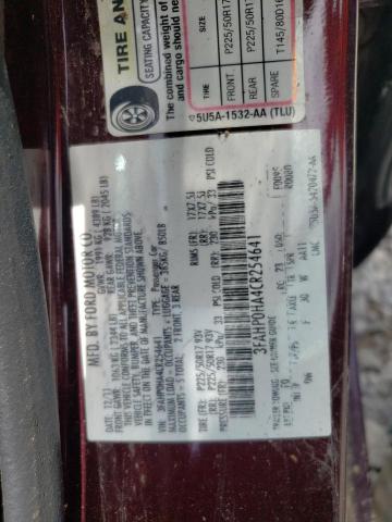 Photo 10 from auction – 2012 FORD FUSION with VIN 3FAHP0HA4CR254641