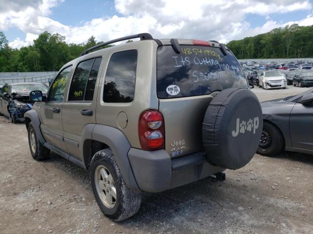 Photo 3 from auction – 2007 JEEP LIBERTY SP with VIN 1J4GL48K17W574420