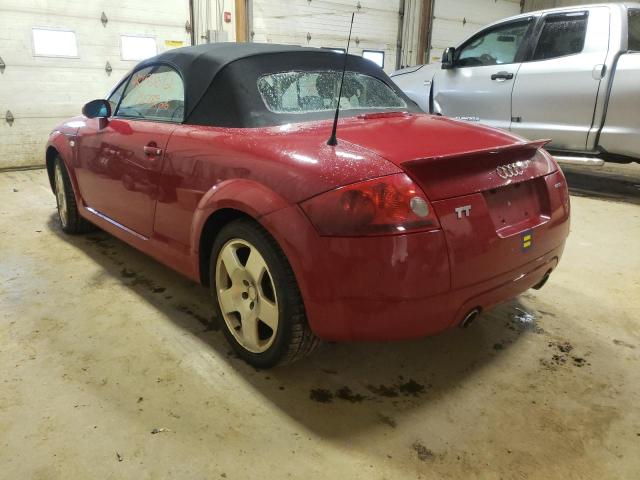 Photo 3 from auction – 2001 AUDI TT QUATTRO with VIN TRUUT28N511002588