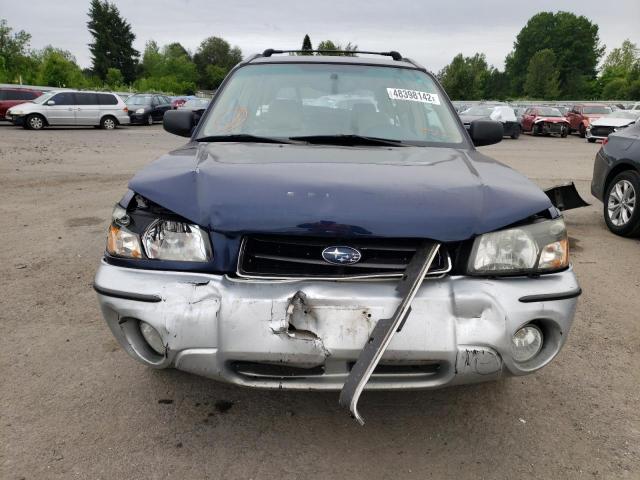 Photo 9 from auction – 2005 SUBARU FORESTER 2 with VIN JF1SG67605H726781
