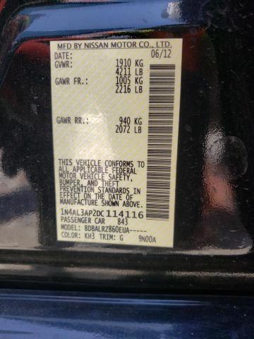 Photo 10 from auction – 2013 NISSAN ALTIMA 2.5 with VIN 1N4AL3AP2DC114116