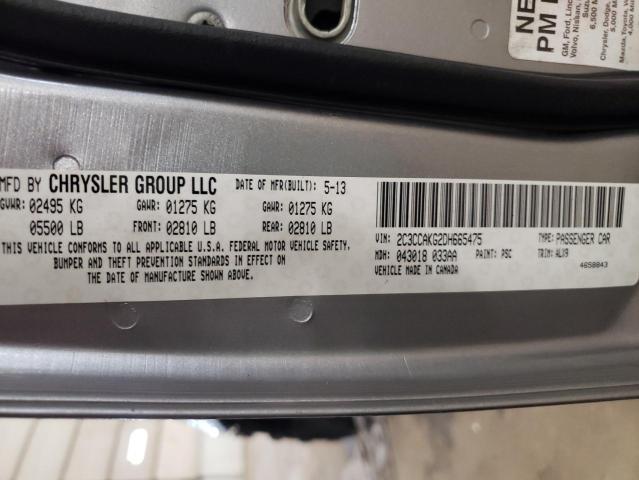 Photo 10 from auction – 2013 CHRYSLER 300C with VIN 2C3CCAKG2DH665475