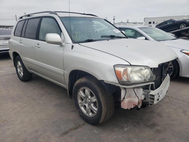 TOYOTA HIGHLANDER 2007 with VIN JTEGP21A570128348 - Photo from auction
