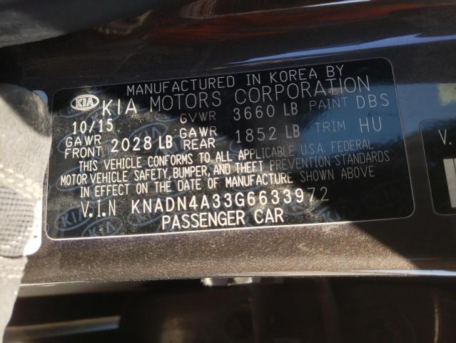 Photo 10 from auction – 2016 KIA RIO EX with VIN KNADN4A33G6633972