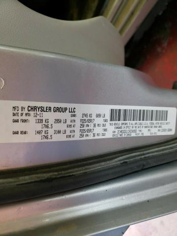Photo 10 from auction – 2012 DODGE GRAND CARA with VIN 2C4RDGDG1CR230992