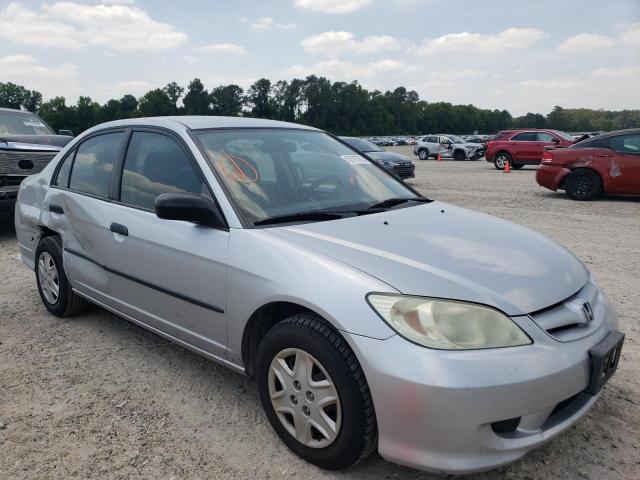 Photo 1 from auction – 2005 HONDA CIVIC DX V with VIN 2HGES16355H570135
