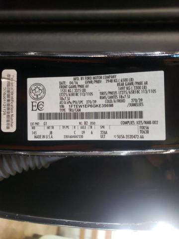 Photo 10 from auction – 2016 FORD F150 SUPER with VIN 1FTEW1EP6GKE35698