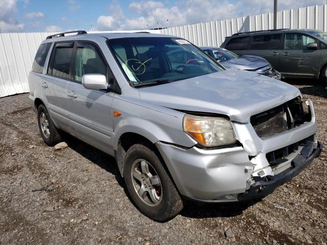 HONDA PILOT EXL 2007 with VIN 2HKYF18537H527969 - Photo from auction