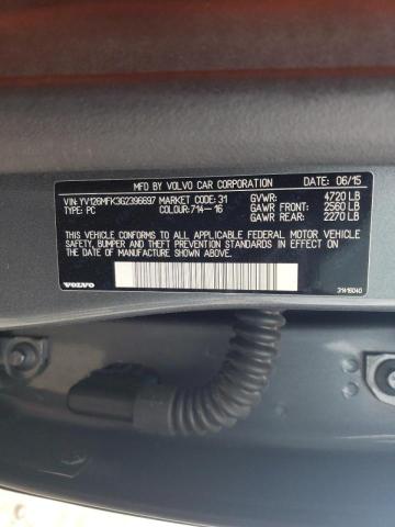 Photo 10 from auction – 2016 VOLVO S60 PREMIE with VIN YV126MFK3G2396697