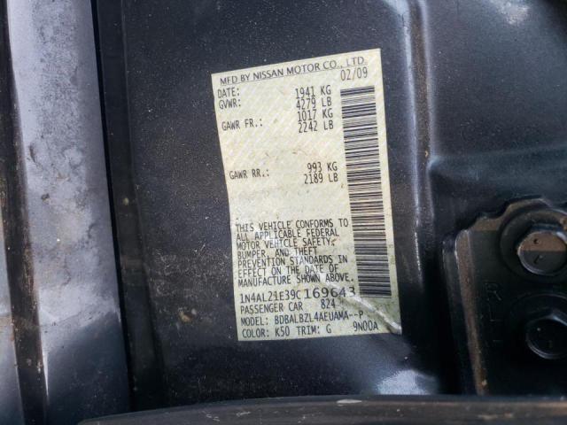 Photo 10 from auction – 2009 NISSAN ALTIMA 2.5 with VIN 1N4AL21E39C169643