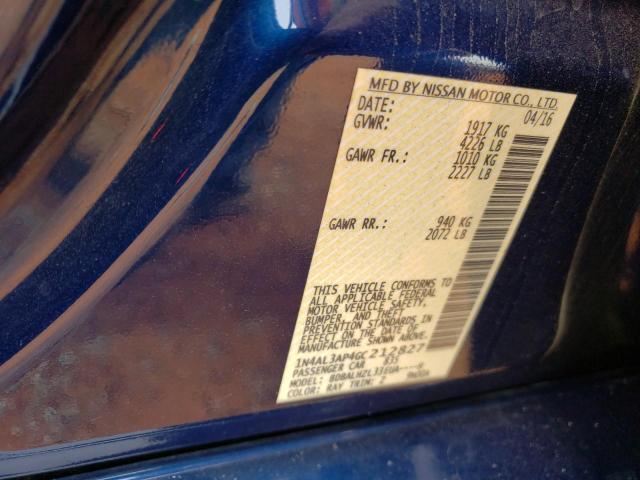 Photo 10 from auction – 2016 NISSAN ALTIMA 2.5 with VIN 1N4AL3AP4GC212827