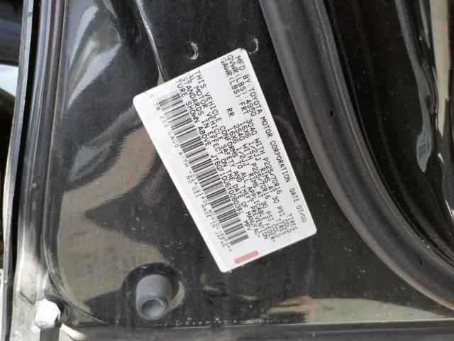 Photo 10 from auction – 2000 LEXUS RX 300 with VIN JT6GF10U6Y0080381