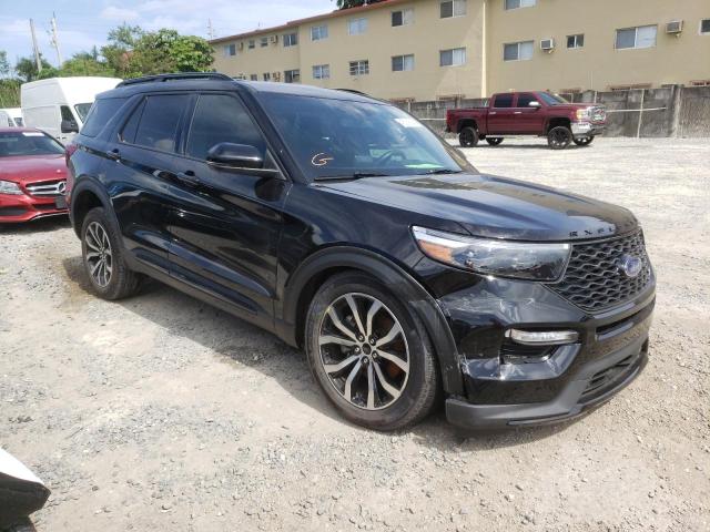 FORD EXPLORER S 2020 with VIN 1FM5K8GC2LGA67236 - Photo from auction