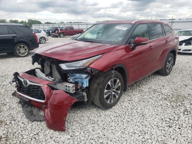 Photo 2 from auction – 2022 TOYOTA HIGHLANDER with VIN 5TDGZRBH8NS564561