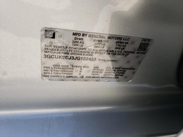 Photo 10 from auction – 2018 CHEVROLET SILVERADO with VIN 3GCPCREC5JG563667