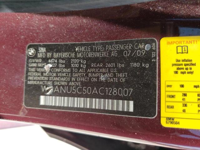 Photo 10 from auction – 2010 BMW 528 I with VIN WBANU5C50AC128007