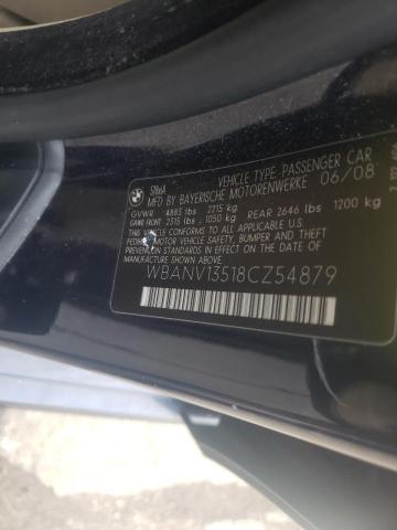 Photo 10 from auction – 2008 BMW 528 XI with VIN WBANV13518CZ54879