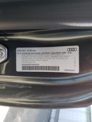 Photo 10 from auction – 2015 AUDI A5 PREMIUM with VIN WAUSFAFR1FA045225