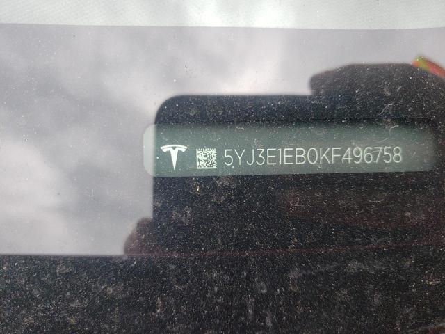 Photo 10 from auction – 2019 TESLA MODEL 3 with VIN 5YJ3E1EB0KF496758