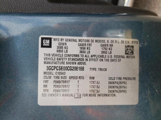 Photo 10 from auction – 2012 CHEVROLET SILVERADO with VIN 3GCPCSE00CG206168