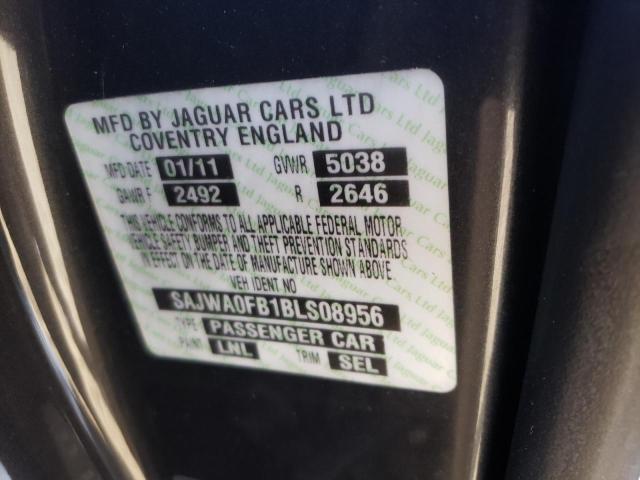 Photo 10 from auction – 2011 JAGUAR XF with VIN SAJWA0FB1BLS08956