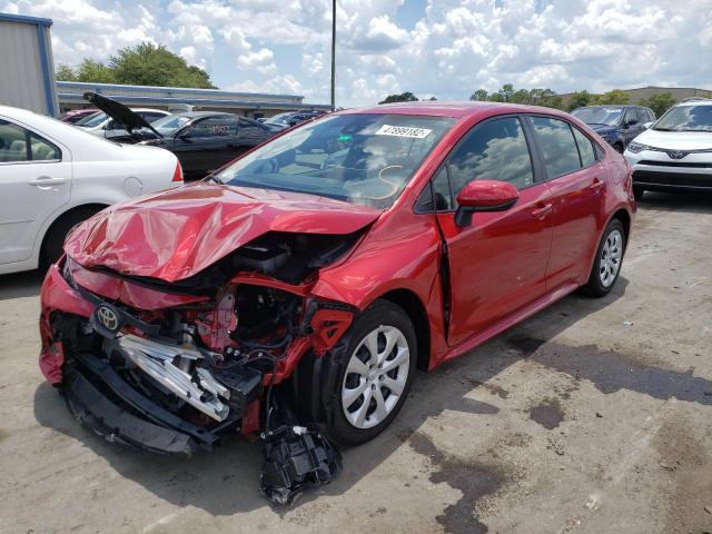 Photo 2 from auction – 2021 TOYOTA COROLLA LE with VIN JTDEPMAE4MJ165939