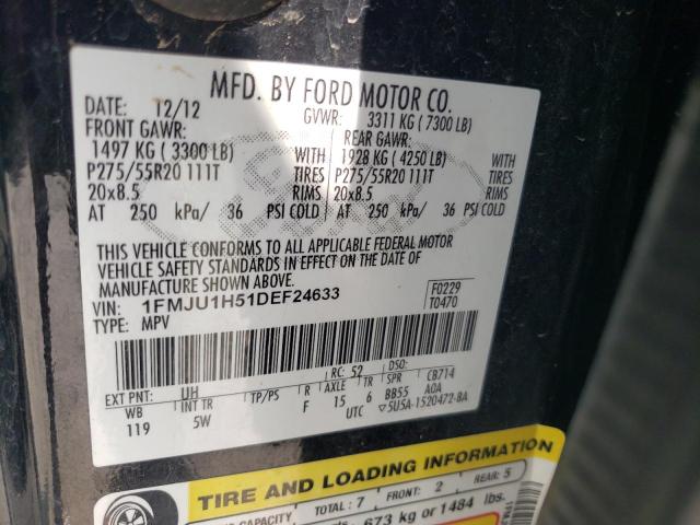 Photo 10 from auction – 2013 FORD EXPEDITION with VIN 1FMJU1H51DEF24633