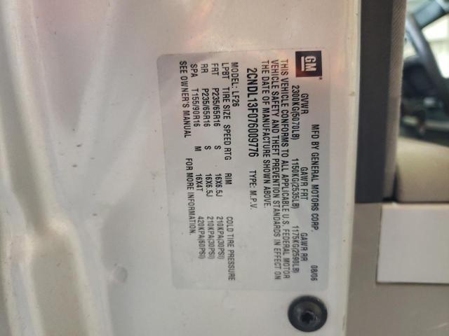 Photo 10 from auction – 2007 CHEVROLET EQUINOX LS with VIN 2CNDL13F076009776