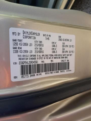Photo 10 from auction – 2005 CHRYSLER TOWN & COU with VIN 2C8GP54L25R545561