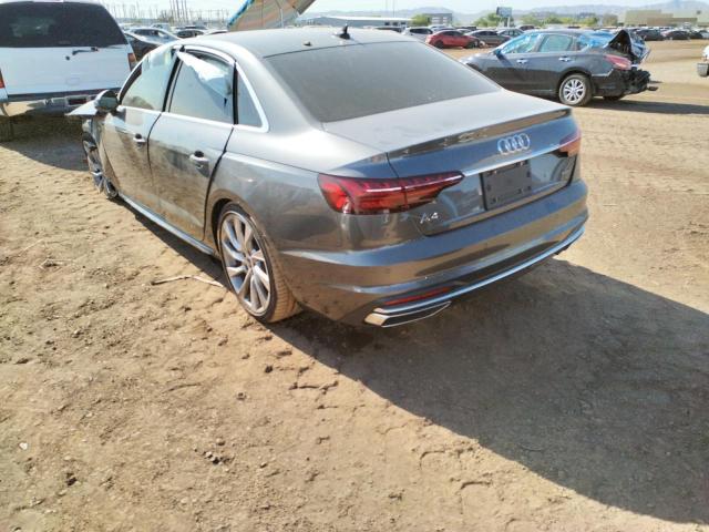 Photo 3 from auction – 2022 AUDI A4 PREMIUM with VIN WAUEAAF41NN007615