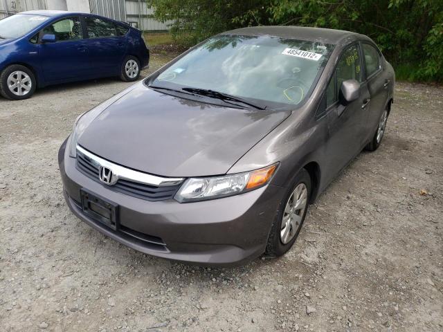 Photo 2 from auction – 2012 HONDA CIVIC LX with VIN 19XFB2F53CE043486