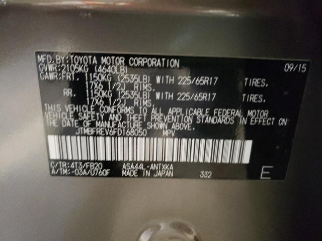 Photo 10 from auction – 2015 TOYOTA RAV4 LE with VIN JTMBFREV6FD168050