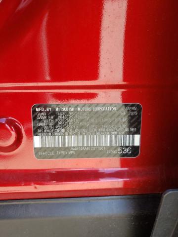 Photo 10 from auction – 2020 MITSUBISHI ECLIPSE CR with VIN JA4AS4AA6LZ011561