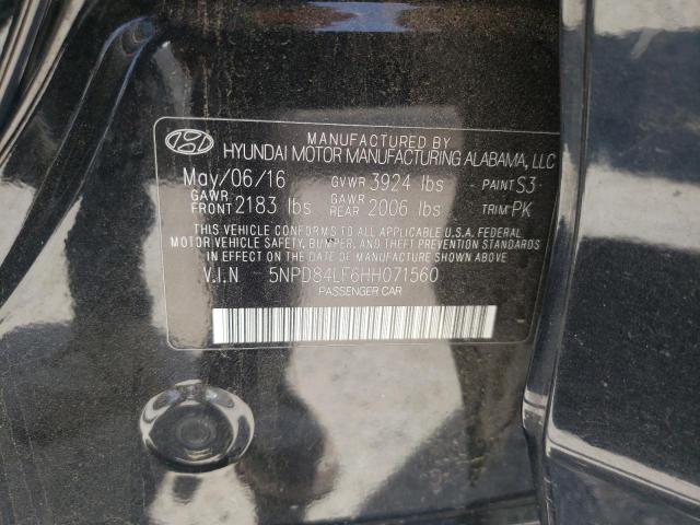 Photo 10 from auction – 2017 HYUNDAI ELANTRA with VIN 5NPD84LF6HH071560