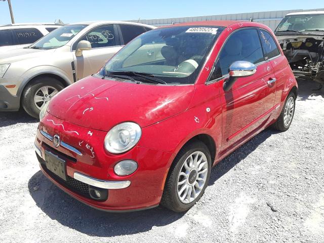 Photo 2 from auction – 2012 FIAT 500 LOUNGE with VIN 3C3CFFER9CT167331