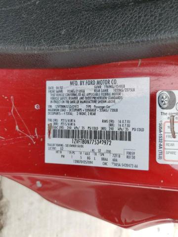 Photo 10 from auction – 2007 FORD MUSTANG with VIN 1ZVFT80N775342972