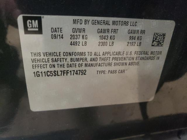Photo 10 from auction – 2015 CHEVROLET MALIBU 1LT with VIN 1G11C5SL7FF174792