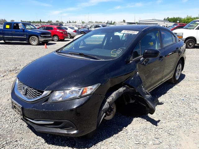 Photo 2 from auction – 2015 HONDA CIVIC LX with VIN 19XFB2F58FE266935
