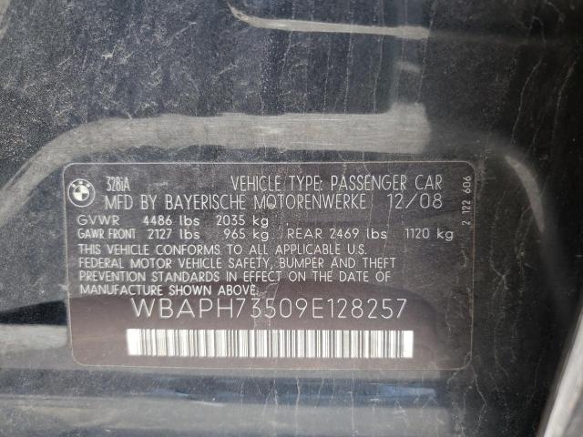 Photo 10 from auction – 2009 BMW 328 I with VIN WBAPH73509E128257