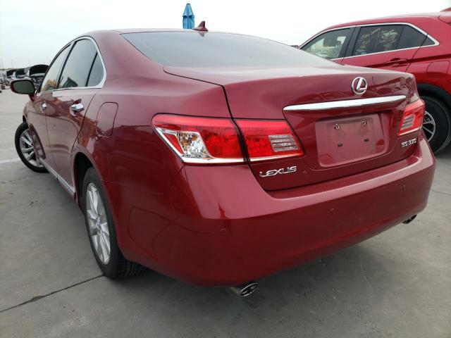 Photo 3 from auction – 2010 LEXUS ES 350 with VIN JTHBK1EG1A2393977