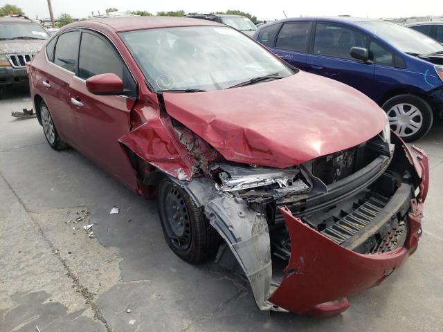 NISSAN SENTRA S 2013 with VIN 3N1AB7AP6DL766992 - Photo from auction