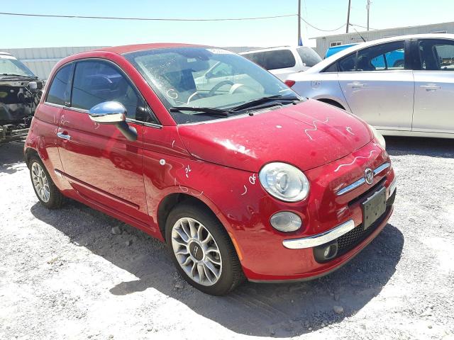 FIAT 500 LOUNGE 2012 with VIN 3C3CFFER9CT167331 - Photo from auction