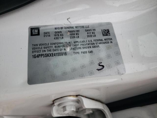 Photo 10 from auction – 2014 BUICK VERANO with VIN 1G4PP5SKXE4155916