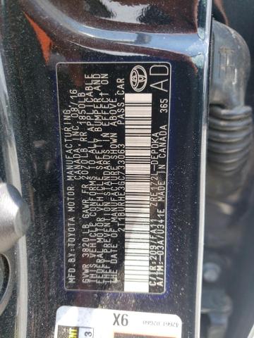Photo 10 from auction – 2016 TOYOTA COROLLA L with VIN 2T1BURHE3GC733063