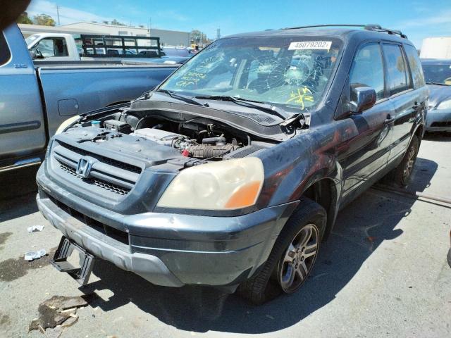 Photo 2 from auction – 2004 HONDA PILOT EXL with VIN 2HKYF18574H588091