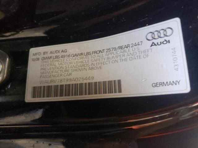Photo 10 from auction – 2009 AUDI S5 QUATTRO with VIN WAURV78T99A025449
