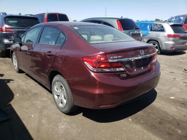 Photo 3 from auction – 2014 HONDA CIVIC LX with VIN 19XFB2F59EE075247