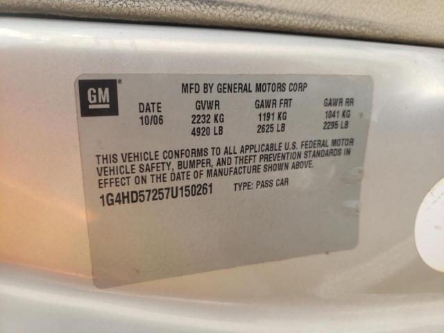 Photo 10 from auction – 2007 BUICK LUCERNE CX with VIN 1G4HD57257U150261