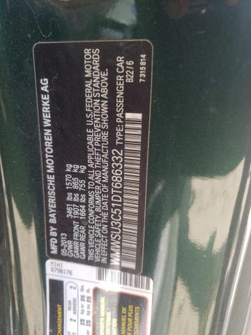 Photo 10 from auction – 2013 MINI COOPER with VIN WMWSU3C51DT686332